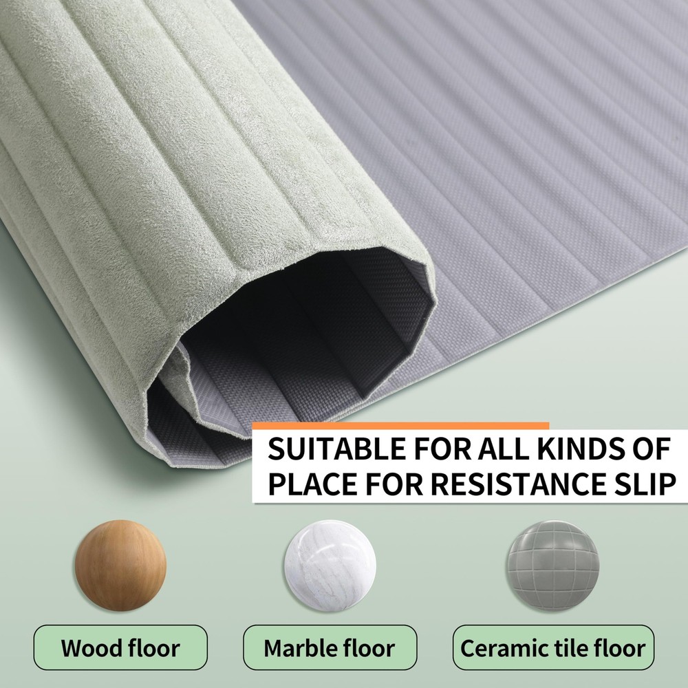 Extra-Long Wide Suede Yoga Mat 74x26 1/3 Thick POE Material Extra-Long Wide Suede Yoga Mat 74x26 1/3 Thick POE Material
