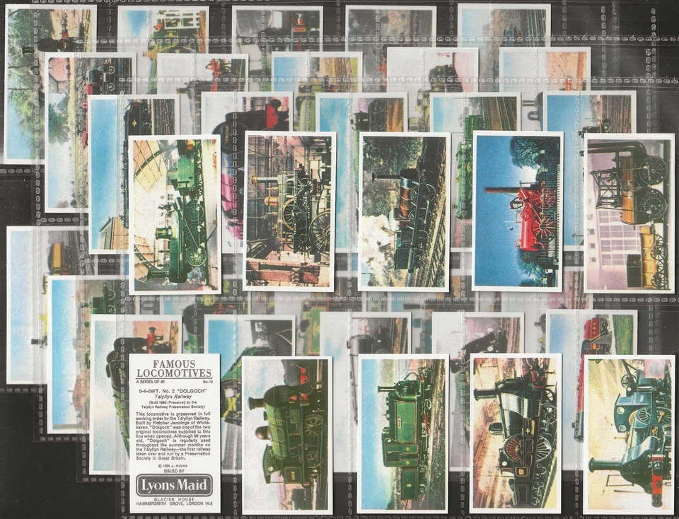 LYONS (ICE CREAM & TEA)-FULL SET- FAMOUS LOCOMOTIVES 1964 (40 CARDS) - Image 3 of 4