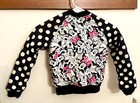 Disney Minnie Mouse Quilted Jacket Child's 6X Polka Dots Black White Pink — photo 2