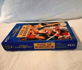 Advanced D&D: Pool of Radiance NES Box Only Good Condition