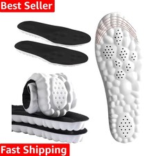 Breathable Memory Foam Insoles for Men 7-11 - Relieves Foot Pain Effectively