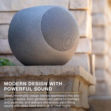 Stone Solar Charging Speaker Wireless Outdoor Bluetooth IP65 Weather Resistant
