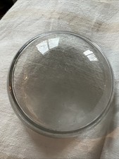 Vintage 3  Clear Round Dome Magnifying Glass Paperweight Desktop Ornament