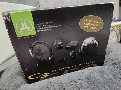 JL Audio C3-650 6.5 inch Component Speaker System - Black