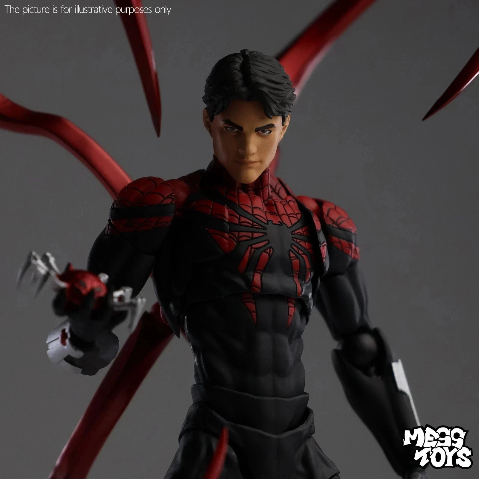 In Stock CT Toys Mess Toys Superior Spiderman Octopus Spider Action Figure Boxed - product detail image 2