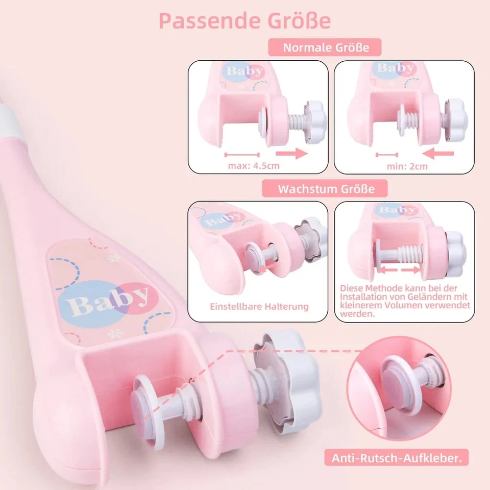 Baby Babybett Bettglocke Mobile Spieluhr mit LED Projektor Schlafmusik Spielzeug - Bild 4 von 4