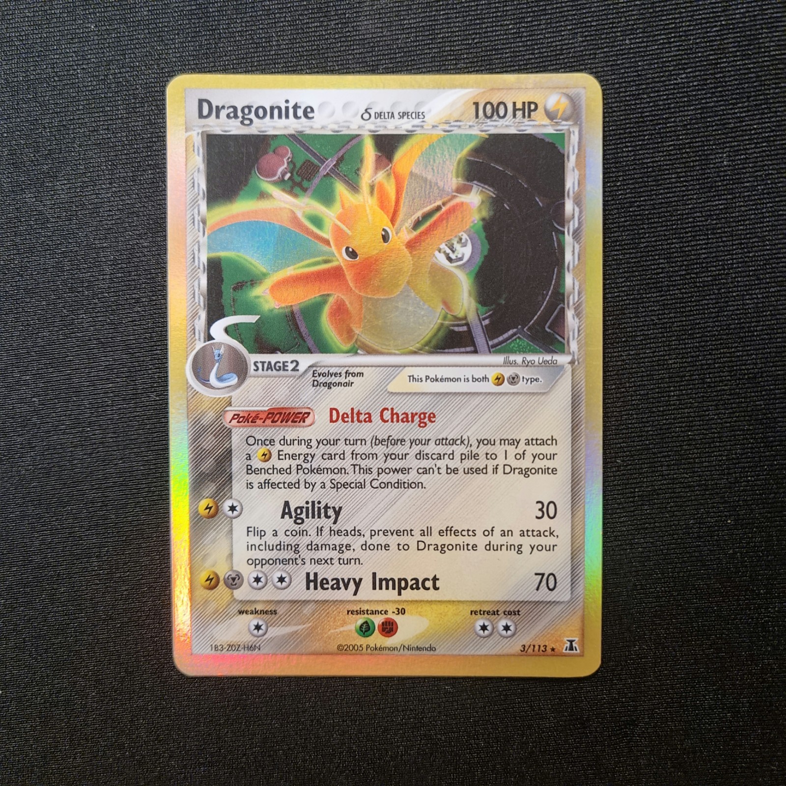 Dragonite Holo EX Delta Species 3/113 Pokemon TCG - NM
