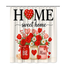 Cute Floral Shower Curtain - Home Sweet Home Design