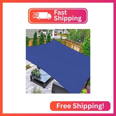 AsterOutdoor Sun Shade Sail Rectangle 10' x 13' UV Block Canopy for Patio Backya