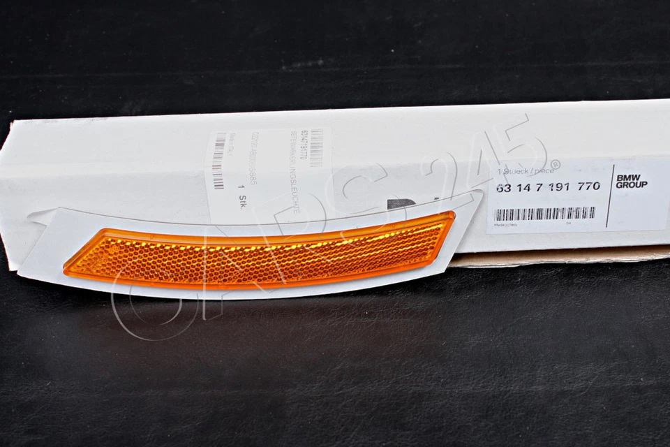 Genuine BMW Z4 E89 2009-2014 Front Side Marker Reflector Amber USA Type RIGHT - Image 4 of 4