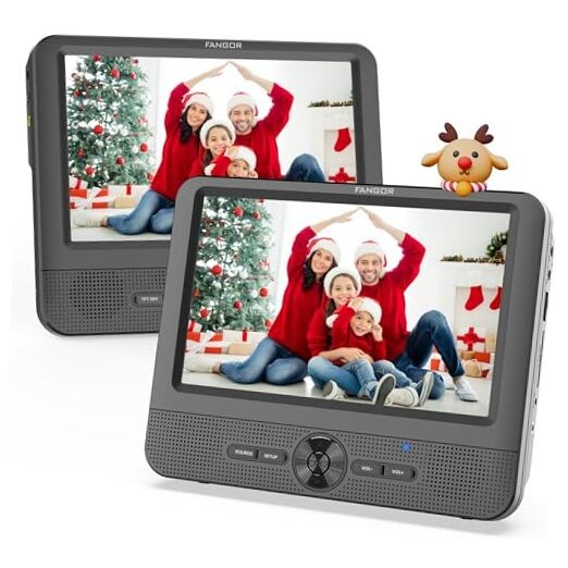 , Portable Headrest Video Player For Car U0750b