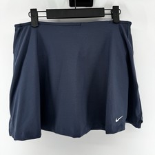 Nike Women's 15" Dri-FIT Mid-Rise Flouncy Golf Skort Thunder Blue Size Large