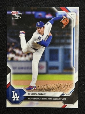2026 Topps Now   Shohei Ohtani #201 MLB-Leading 0.82 ERA   Los Angeles Dodgers
