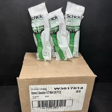 Schick Xtreme 3 Senstive Skin Disposable Razors for Men Single Razor Box Of 12
