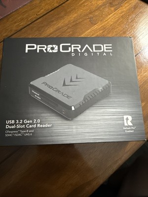 ProGrade Digital CFexpress Type B & UHS-II SDXC Dual-SlotUSB 3.2Gen2 Card Reader