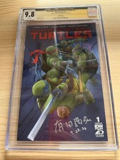 MITSUHIRO ARITA SIGNED TEENAGE MUTANT NINJA TURTLES #1 CGC JSA AUTHENTIC 9.8