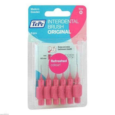 TEPE Interdentalbürste 0,4mm pink 6 St