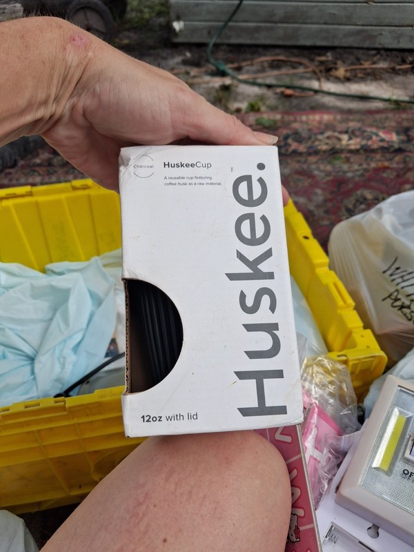 Huskee Cup | Reusable | Sustainable | Made from Coffee Husk 16 Oz With Lid