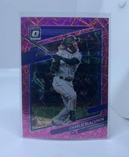 2021 Donruss Optic Pink Velocity #128 Charlie Blackmon /249 Colorado Rockies