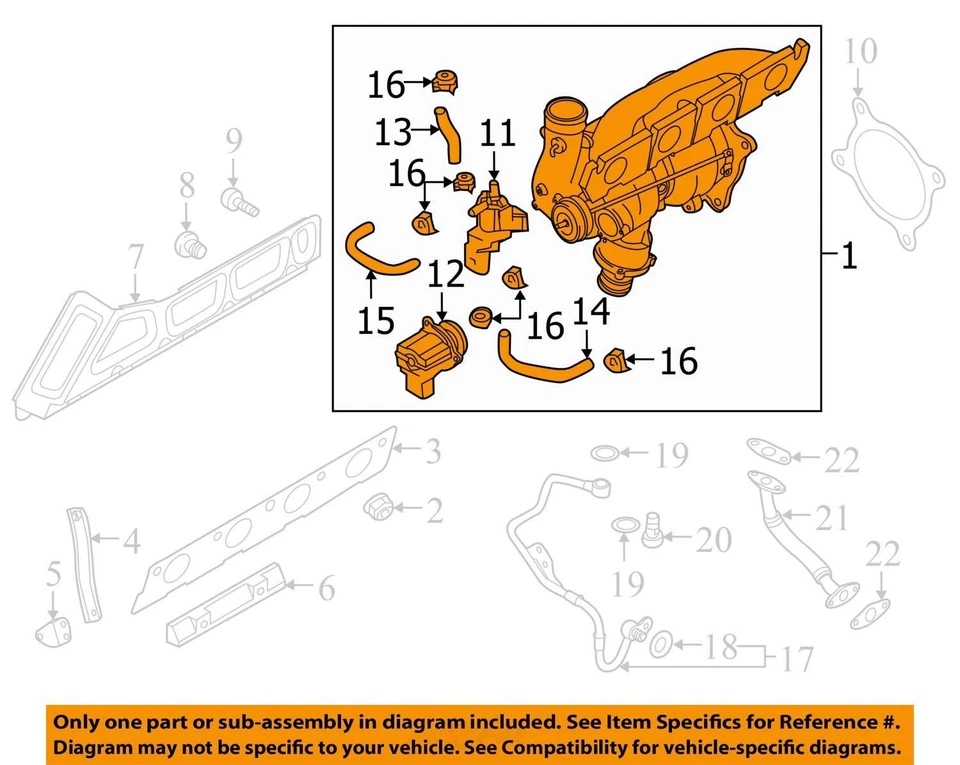 Audi A6 2014 turbocompresor OEM 140 k millas - LKQ356093811 Foto 4 de 4