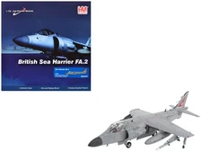2002 British Aerospace Sea Harrier FA.2 Diecast Model with Sea Eagle Missiles...
