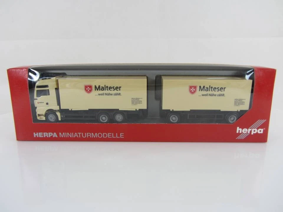 HERPA 155717 1:87 ;MAN TGA XXL Hz Maltheser neu mit OVP - Bild 1 von 1