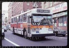 SF MUNI. AM GENERAL BUS #4183. San Francisco (CA) Original Slide 1984.