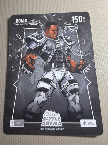 2025 Battle Arena BO JACKSON PSA Magazine Promo Exclusive #P-9 Steel BoJax 150