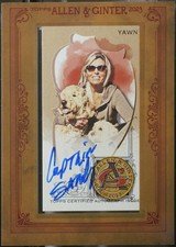 2023 Topps Allen & Ginter - Mini Framed Autographs #MA-CSY Captain Sandy Yawn NM
