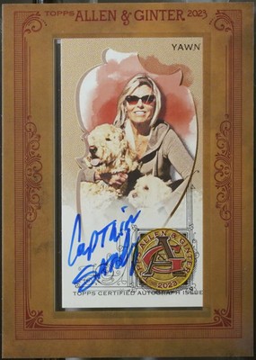 2023 Topps Allen & Ginter - Mini Framed Autographs #MA-CSY Captain Sandy Yawn NM