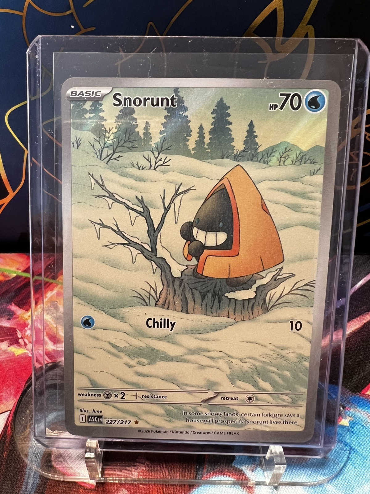 Snorunt 227/217 Illustration Rare Ascended Heroes Pokemon NM