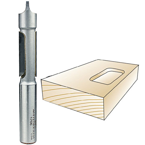 Whiteside Panel Bit w/Pilot Plunge Point, 1/2" SH x 1/2" CD x 1-1/4" CL 1706