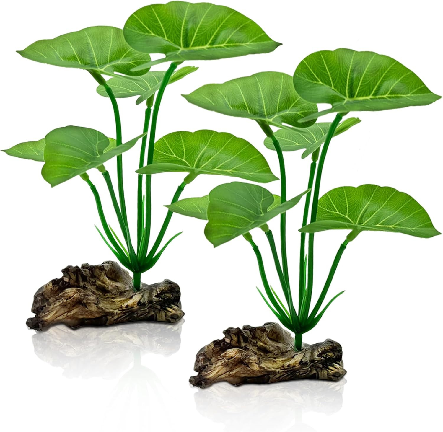2-Pack Aquarium Decor Fish Tank Decorations 6-inch Betta Fish Tank  Leaf Hammock