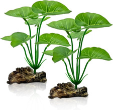 2-Pack Aquarium Decor Fish Tank Decorations 6-inch Betta Fish Tank Leaf Hammock
