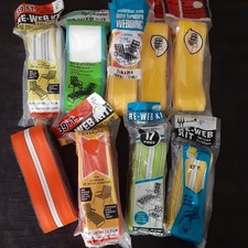 Vintage Lawn Chair Webbing Large Lot At Least 170 Feet Asst. Colors RE-Web Kit