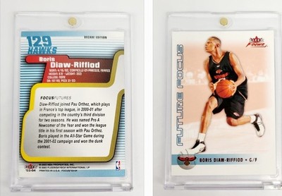 RARE SSP /10 DECADE EDITION PARALLEL 2003-04 Fleer Focus BORIS DIAW RIFFIOD RC 