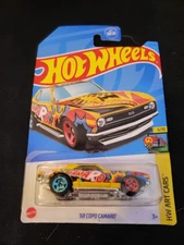 2022 Hot Wheels  #63 HW Art Cars 5/10 '68 COPO CAMARO New Near Mint YELLOW