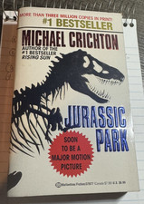 Jurassic Park Michael Crichton Ballantine Paperback - 35th Print