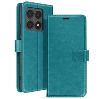 Mayaxess, FüR Xiaomi 14T Wallet Case Standfunktion Mit Handschlaufe, TüRkis