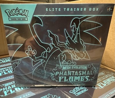Pokémon Mega Evolution Phantasmal Flames Elite Trainer Box ETB