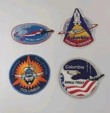 Set 4 Columbia NASA Space Shuttle Patches