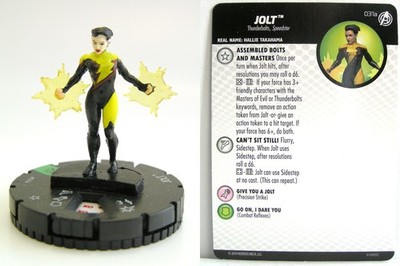 HeroClix - #031a Jolt - Captain America and the Avengers