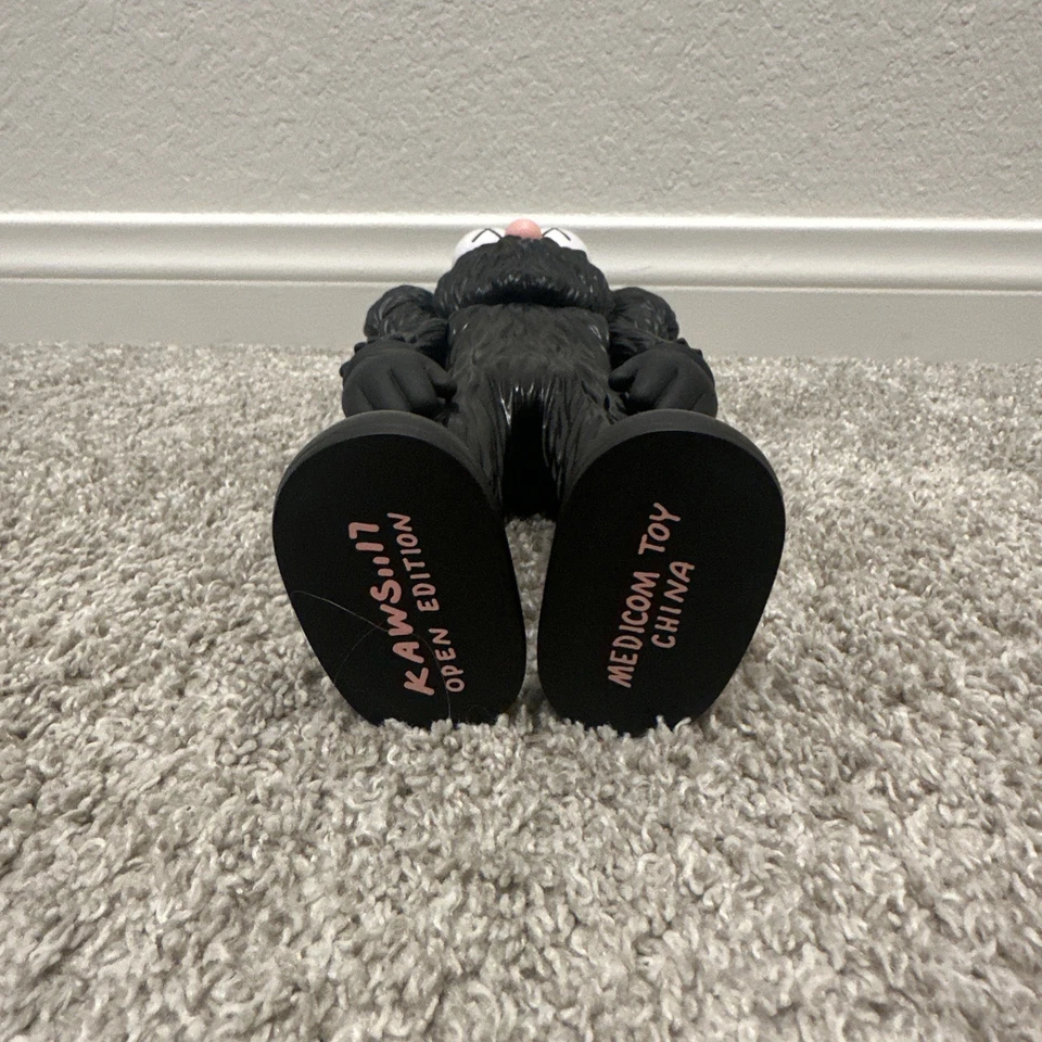KAWS BFF 2017 Original Medicom Open Edition Figure Black - Image 4 of 4