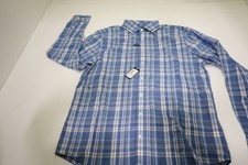 Johnnie-O Golf Lassen Button Down Mens Size Medium Navy New INV13178358