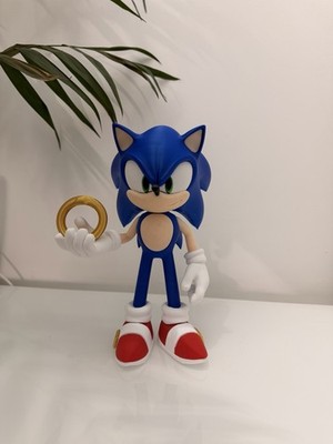 Sonic The Hedgehog 3d Druck Figur Statue 24cm Groß Action Figure