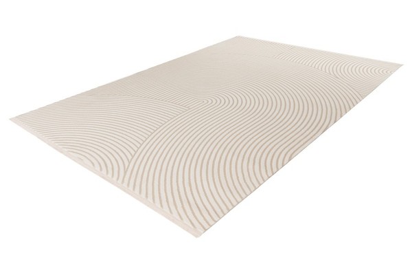 Teppich 160X230 Kurzflor Wohnzimmerteppich Esszimmer Schlafzimmer Flur Ivory-image