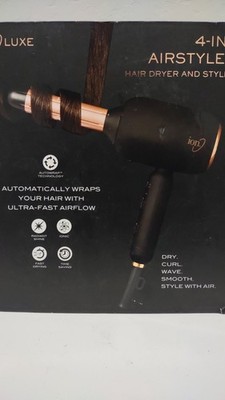 ion Luxe 4-in-1 Autowrap  Airstyler -Interchangeable Hair Dryer & Curler 