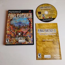Final Fantasy XI Online Treasures of Aht Urhgan PS2 CIB with Manual