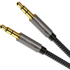 3.3ft High-Fidelity 3.5mm Auxiliary Audio Cable - Gold Plated  Tangle-Free