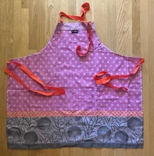 Le Jacquard Francais NWT Apron Verger Anemone Retired Pattern Reversible 35 X 38